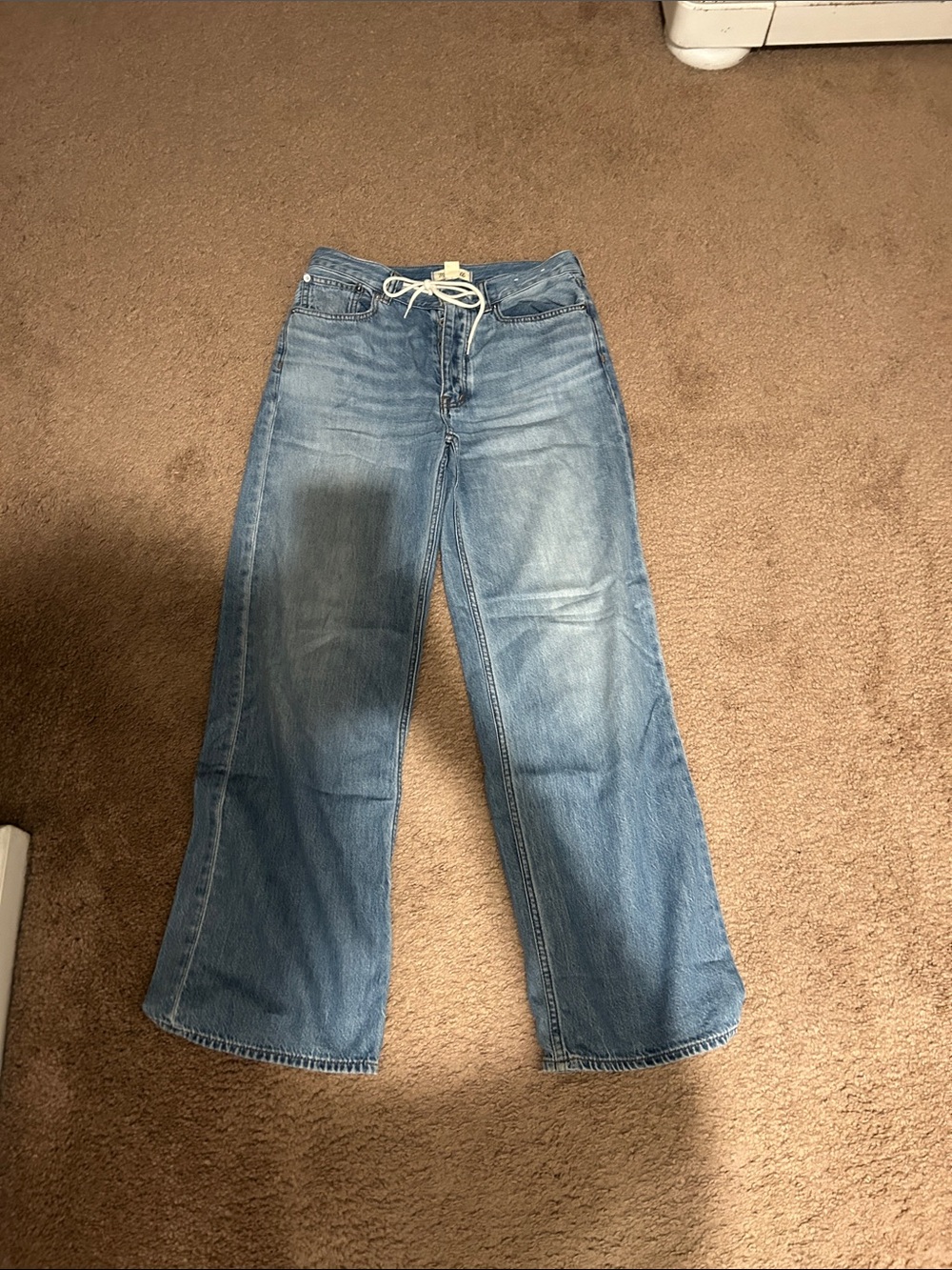 Madewell Light Blue Wide-Leg Jeans
